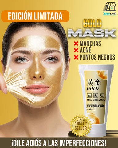 Image of Mascarilla dorada de veneno de serpiente y retinol